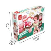 Jucarie din lemn - Set desert cu capsuni (7 piese)