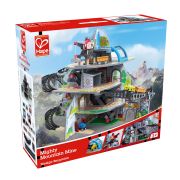 Jucarie din lemn - Set tren si mina in munte (32 piese)