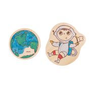 Kit de creat magneti pentru copii cu tematica Spatiu - 17 piese