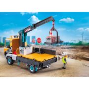 Playmobil - Camion de constructii cu macara Playmobil ARTPM71750