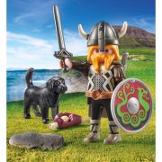 Playmobil - Figurina viking cu caine de paza ARTPM71755