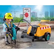 Playmobil - Muncitor cu ciocan demolator Playmobil ARTPM71752