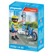 Playmobil - Politist cu bicicleta ARTPM71732