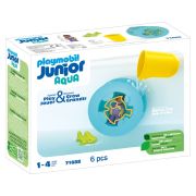 Playmobil Junior Aqua - Roata de apa cu pui de rechin ARTPM71688
