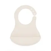 Baveta din silicon BabyJem (Culoare: Latte) JEMbj_7186