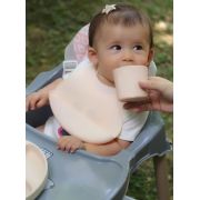 Baveta din silicon BabyJem (Culoare: Latte) JEMbj_7186