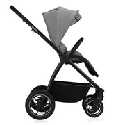 Carucior 3 in 1, Lionelo, Meril, Cu landou de dimensiune XL, Reversibil, Cu scoica auto testata ADAC, Cu accesorii, Pana la 22 kg, Conform cu EN1888-1 EN1888-2, EN1466, Gri BYNLO-MERIL_3IN1_GREY_STONE