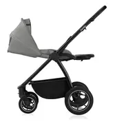 Carucior 3 in 1, Lionelo, Meril, Cu landou de dimensiune XL, Reversibil, Cu scoica auto testata ADAC, Cu accesorii, Pana la 22 kg, Conform cu EN1888-1 EN1888-2, EN1466, Gri BYNLO-MERIL_3IN1_GREY_STONE
