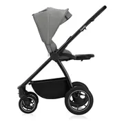 Carucior 3 in 1, Lionelo, Meril, Cu landou de dimensiune XL, Reversibil, Cu scoica auto testata ADAC, Cu accesorii, Pana la 22 kg, Conform cu EN1888-1 EN1888-2, EN1466, Gri BYNLO-MERIL_3IN1_GREY_STONE