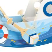 Jucarie din lemn pentru copii - Barca capitanului