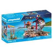 Playmobil - Pluta piratilor cu comoara Playmobil ARTPM71794