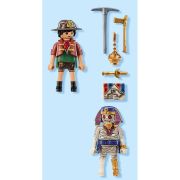 Playmobil - Set 2 figurine Vanator de comori si mumie ARTPM71796