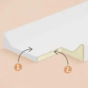 Saltea de infasat bebe moale 70x47,5 Beep Beep 425 MYK00089154