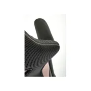 Scaun birou copii hm bloom, stofa/mesh, baza polipropilena, mecanism de balans, cotiere rabatabile, rotatie 360°, roz/negru drm10051