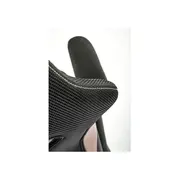 Scaun birou copii hm bloom, stofa/mesh, baza polipropilena, mecanism de balans, cotiere rabatabile, rotatie 360&deg;, roz/negru drm10051
