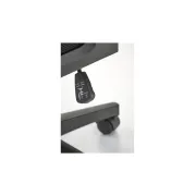 Scaun birou egonomic hm negro, mesh, mecanism balans, suport lombar, tetiera ajustabila,100 kg, negru drm10406