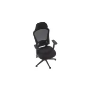 Scaun birou egonomic hm sonar, mesh, mecanism multiblock, suport lombar, cotiere reglabile,120 kg, negru drm10409