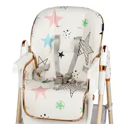 Scaun de masa Juju Eat&Fun, Pink Stars JUJJU1053-Pink-Stars