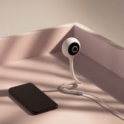 Video monitor, Lionelo, Babyline Smart, Cu aplicatie Smart Life, Cablu USB, Conexiune Wifi, Comunicare bidirectionala, Senzor de temperatura, Negru BYNLOC-BABYLINE_SMART_BLACK