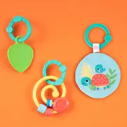 Bright starts - salteluta de joaca cu bara de jucarii tiki toy bar bbb12475