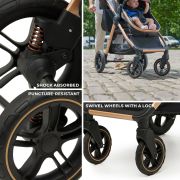 CARUCIOR KINDERKRAFT ESME, 3 IN 1, PURE BLACK VIVKSESME00BLK3000