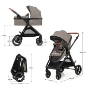 CARUCIOR KINDERKRAFT ESME, 3 IN 1, SAND BEIGE VIVKSESME00BEG3000