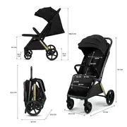 CARUCIOR SPORT KINDERKRAFT LOOM, 0-22 KG, INK BLACK VIVKSLOOM00BLK0000