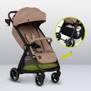 Carucior sport, Lionelo, Ingrid, Capotina impermeabila cu filtru UPF50+, Pana la 22 Kg, Spatar reglabil in 3 pozitii, Include suport pahar si plasa de tantari, Sistem pentru pliere automata, 6 luni+, Bej BYNLO-INGRID_BEIGE_SAND