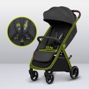 Carucior sport, Lionelo, Ingrid, Capotina impermeabila cu filtru UPF50+, Pana la 22 Kg, Spatar reglabil in 3 pozitii, Include suport pahar si plasa de tantari, Sistem pentru pliere automata, 6 luni+, Gri BYNLO-INGRID_GREY_STONE