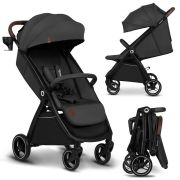 Carucior sport, Lionelo, Ingrid, Capotina impermeabila cu filtru UPF50+, Pana la 22 Kg, Spatar reglabil in 3 pozitii, Include suport pahar si plasa de tantari, Sistem pentru pliere automata, 6 luni+, Gri BYNLO-INGRID_GREY_STONE