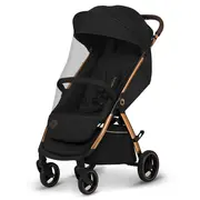 Carucior sport, Lionelo, Ingrid, Capotina impermeabila cu filtru UPF50+, Pana la 22 Kg, Spatar reglabil in 3 pozitii, Include suport pahar si plasa de tantari, Sistem pentru pliere automata, 6 luni+, Negru BYNLO-INGRID_BLACK_ONYX