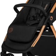 Carucior sport, Lionelo, Ingrid, Capotina impermeabila cu filtru UPF50+, Pana la 22 Kg, Spatar reglabil in 3 pozitii, Include suport pahar si plasa de tantari, Sistem pentru pliere automata, 6 luni+, Negru BYNLO-INGRID_BLACK_ONYX