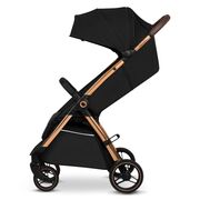Carucior sport, Lionelo, Ingrid, Capotina impermeabila cu filtru UPF50+, Pana la 22 Kg, Spatar reglabil in 3 pozitii, Include suport pahar si plasa de tantari, Sistem pentru pliere automata, 6 luni+, Negru BYNLO-INGRID_BLACK_ONYX