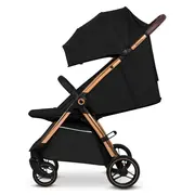 Carucior sport, Lionelo, Ingrid, Capotina impermeabila cu filtru UPF50+, Pana la 22 Kg, Spatar reglabil in 3 pozitii, Include suport pahar si plasa de tantari, Sistem pentru pliere automata, 6 luni+, Negru BYNLO-INGRID_BLACK_ONYX