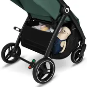 Carucior sport, Lionelo, Ingrid, Capotina impermeabila cu filtru UPF50+, Pana la 22 Kg, Spatar reglabil in 3 pozitii, Include suport pahar si plasa de tantari, Sistem pentru pliere automata, 6 luni+, Verde BYNLO-INGRID_GREEN_EMERALD