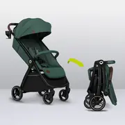 Carucior sport, Lionelo, Ingrid, Capotina impermeabila cu filtru UPF50+, Pana la 22 Kg, Spatar reglabil in 3 pozitii, Include suport pahar si plasa de tantari, Sistem pentru pliere automata, 6 luni+, Verde BYNLO-INGRID_GREEN_EMERALD