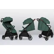 Carucior sport, Lionelo, Ingrid, Capotina impermeabila cu filtru UPF50+, Pana la 22 Kg, Spatar reglabil in 3 pozitii, Include suport pahar si plasa de tantari, Sistem pentru pliere automata, 6 luni+, Verde BYNLO-INGRID_GREEN_EMERALD