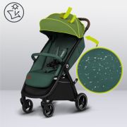 Carucior sport, Lionelo, Ingrid, Capotina impermeabila cu filtru UPF50+, Pana la 22 Kg, Spatar reglabil in 3 pozitii, Include suport pahar si plasa de tantari, Sistem pentru pliere automata, 6 luni+, Verde BYNLO-INGRID_GREEN_EMERALD