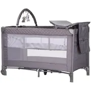 Patut pliabil cu saltea de infasat chipolino luna cloud hubkosilu252cl