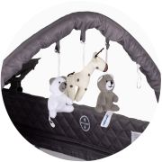 Patut pliabil cu saltea de infasat chipolino luna cloud hubkosilu252cl