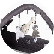 Patut pliabil cu saltea de infasat chipolino luna cloud hubkosilu252cl