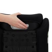 SCAUN AUTO KINDERKRAFT JUNIOR FIX2, I-SIZE 100-150 cm, GRAPHITE BLACK VIVKCJUFI20BLK0000