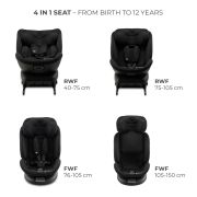 SCAUN AUTO KINDERKRAFT XPEDITION 3 I-SIZE 40-150 CM, BLACK VIVKCXPED03BLK0000