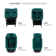 SCAUN AUTO KINDERKRAFT XPEDITION 3 I-SIZE 40-150 CM, GREEN VIVKCXPED03GRE0000