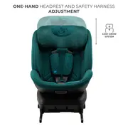 SCAUN AUTO KINDERKRAFT XPEDITION 3 I-SIZE 40-150 CM, GREEN VIVKCXPED03GRE0000