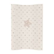 Saltea de infasat, Ceba Baby, Cosy, Moale, Cu taliometru, 50 x 70 cm, 0-12 luni, Beige Stars BYNW-104-066-111