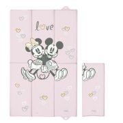 Saltea de infasat, Ceba Baby, Disney, Pliabila, 50 x 80 cm, Minnie & Mickey Pink BYNTH-307-127-664