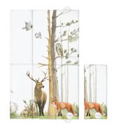 Saltea de infasat, Ceba Baby, Pliabila, 60 x 40 cm, Woodland BYNW-305-000-724