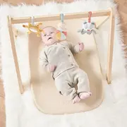 Saltea de infasat, Nattou, Softy, Moale, Utilizabil si fara husa, Design ergonomic, Spuma PU, 70x50x10 cm, Fara BPA, 0 luni+, Beige BYN145060