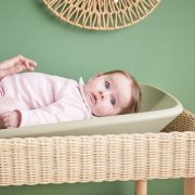 Saltea de infasat, Nattou, Softy, Moale, Utilizabil si fara husa, Design ergonomic, Spuma PU, 70x50x10 cm, Fara BPA, 0 luni+, Green BYN145053